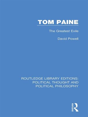 cover image of Tom Paine
